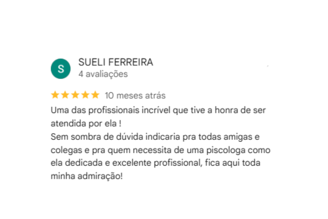 Depoimento de cliente